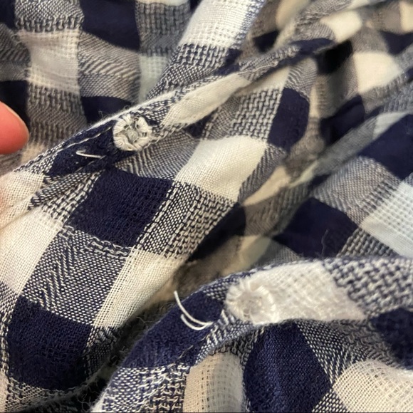 Old Navy Ruffle-Sleeve Gingham Waist-defined Tie Waist Midi Dress Size L - Picture 10 of 11